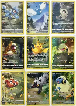Pokemon Crown Zenith Galarian Gallery Full Art Set Of 9 Cards NM GG26-GG34 - Image 1