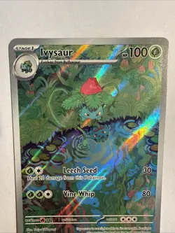 Pokemon TCG Ivysaur Scarlet Violet-151 167/165 Holo Illustration Rare Mint - Image 3