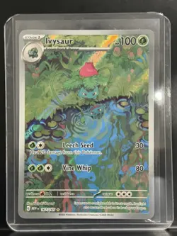 Pokemon TCG Ivysaur Scarlet & Violet-151 167/165 Holo Illustration Rare - Image 1