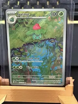 Pokemon TCG Ivysaur Scarlet & Violet-151 167/165 Holo Illustration Rare - Image 1