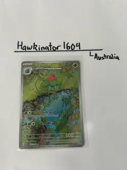 Pokemon TCG Ivysaur Scarlet & Violet-151 167/165 Holo Illustration Rare - Image 1