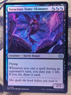 Voracious Tome-Skimmer 250 Uncommon Lorwyn Eclipsed Magic: The Gathering Foil NM - Image 1
