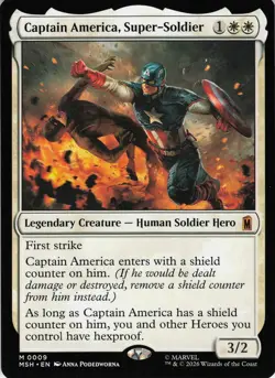 Captain America, Super-Soldier M Marvel Super Heroes 9 NM - Image 1