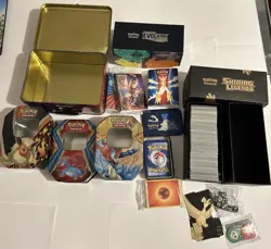 HUGE Pokemon Card Collection Lot Holos & Vintage-BINDERS / TINS / Figures + MORE - Image 5