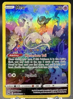 MEW GG10/GG70 Pokemon Crown Zenith Galarian Gallery Trainer Gallery - Image 1