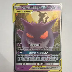 Gengar & Mimikyu GX 53/181 Ultra Rare Sm-Team Up TAG TEAM Holo 240 HP ENG - Image 1