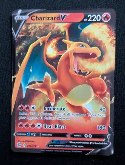 Charizard V 017/172 SWSH09: Brilliant Stars Pokemon NM Holo - Image 1
