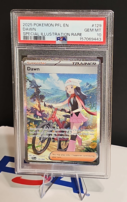 PSA 10 Dawn 129/094 Special Illustration Rare SIR Phantasmal Flames Pokemon 2025 - Image 1