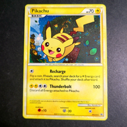 Pokemon Pikachu HGSS03 Holo Black Star Promo Card HeartGold SoulSilver TCG - Image 1