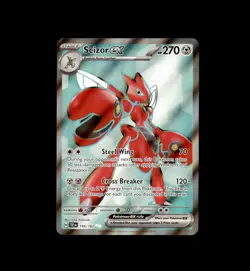 Scizor ex 195/162 Ultra Rare Temporal Forces Pokemon Near Mint - Image 1