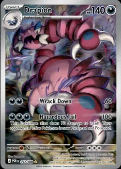 Drapion 097/088 Holo Illustration Rare Perfect Order Pokemon Near Mint - Image 1