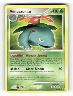 Venusaur (Secret Wonders) - 20/132 - Deck Exclusives - Pokemon - Rare - MP - Image 1