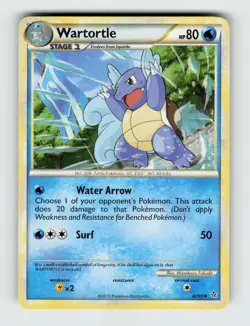 Wartortle 42/95 - Pokemon - HGSS Unleashed - Uncommon - NM - Image 1