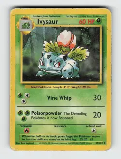 Ivysaur 30/102 - Pokemon - Base Set Unlimited - Uncommon - HP - Image 1