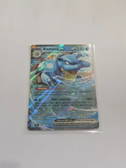 Blastoise ex 009/165 Scarlet & Violet 151 Ultra Rare Holo Pokemon Card NM - Image 1