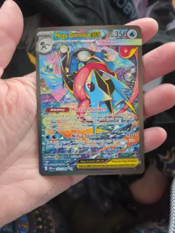 Mega Greninja EX 44/122 Chaos rising 2026 English Holo Full Art Mega EX - Image 3