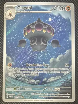Claydol 092/086 Illustration RareME04: Chaos Rising Pokemon TCG NM - Image 1