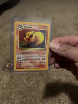 Pokemon TCG Flareon Jungle 3/64 Holo Unlimited Holo Rare - Image 2