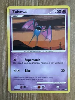 Zubat - 108/123 - Common DMG, English Pokemon Mysterious Treasures - Image 1