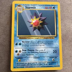 Pokemon TCG Starmie 064/102 Base Set (Shadowless) 1st Edition NM - Image 2