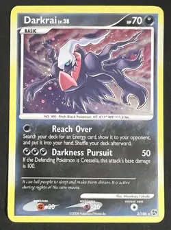 Pokemon TCG Darkrai Great Encounters Holo Card 3/106 - Image 1