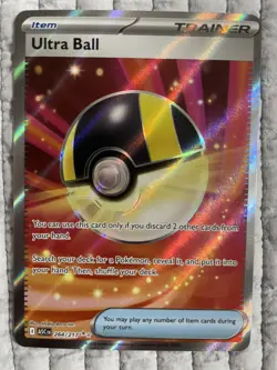 Pokemon Ultra Ball Full Art Holo Trainer-Item Card 264/217 - Image 1