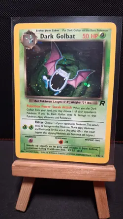 Dark Golbat 7/82 Holo Foil Pokemon Trading Card Game Nintendo RARE - Image 1