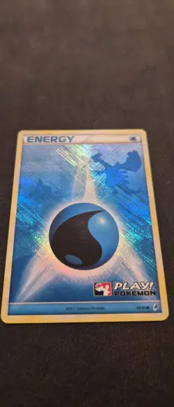 2011 POKEMON CALL OF LEGENDS LUGIA WATER ENERGY 90/95 PLAY! STAMPED HOLO NM - Image 3