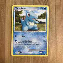 Pokemon TCG Totodile Mysterious Treasures 106/123 Regular Common MP - Image 1