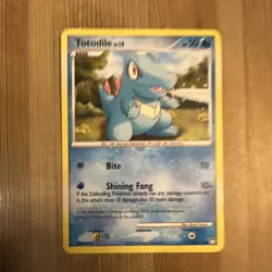 Pokemon TCG Totodile Mysterious Treasures 106/123 Regular Common HP/DMG - Image 1