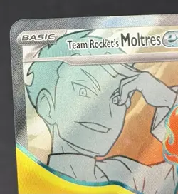 Team Rocket's Moltres ex 208/182 - Destined Rivals STAMPED PROMO Pokemon TCG NM - Image 5