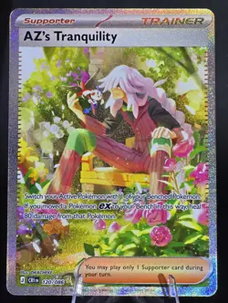 AZ’s Tranquility 120/086 Special Illustration Rare Me04: Chaos Rising Pokemon NM - Image 3