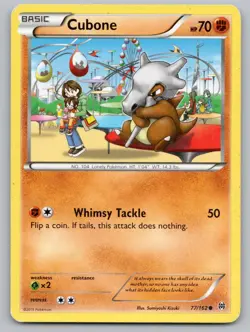 Cubone 77/162 Common BREAKthrough Pokemon NM/M - Image 1