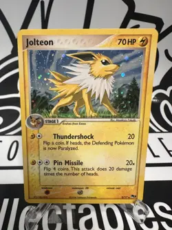 Jolteon [Holo] #3 Pokemon POP Series 3 SWIRL LP- - Image 1