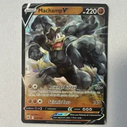 Pokemon TCG Machamp V 072/189 Astral Radiance Ultra Rare Holo English 220 HP - Image 1