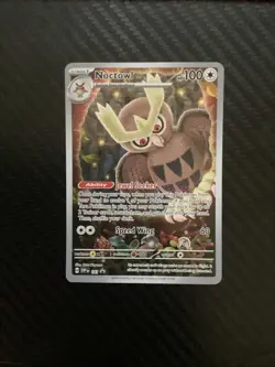 Pokemon Noctowl SVP 141 Stellar Crown Full Art Holo Black Star Promo NM - Image 1