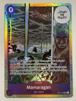 One Piece CCG - Mamaragan OP15-078 SR Holo Eng Event - Image 1