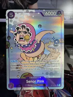 Senor Pink OP10-067 (Alt Art) R Royal Blood One Piece TCG - English NM - Image 1