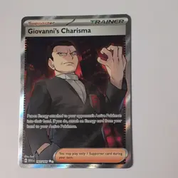 Giovanni's Charisma NM 197/165 Scarlet & Violet 151 Pokemon Card - Image 1