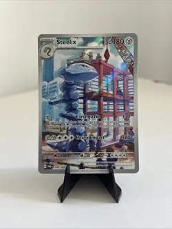Steelix 208/182 Paradox Rift Illustration Rare Pokemon TCG Card NM - Image 1
