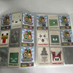 MINECRAFT ADVENTURE TRADING CARDS IN BINDER - SEE PHOTOS - FREE UK DELIVERY - Image 4
