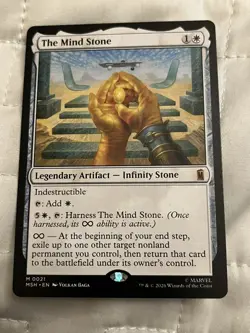 The Mind Stone 21 Mythic Marvel Super Heroes Magic: The Gathering Near Mint - Image 1