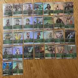 Final Fantasy TCG Opus 1 *Complete* Foil Set (216 Cards) Wave 2 EX FFTCG FFVII - Image 5
