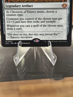 Chronicle of Victory | Mythic MTG ECL Lorwyn | Legendary Artifact Tribal Anthem - Image 3