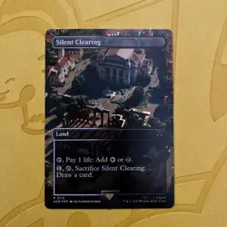 Silent Clearing - Rare Borderless Foil - Assassin's Creed - Magic The Gathering - Image 1