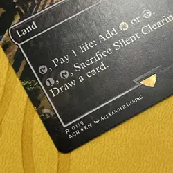 Silent Clearing - Rare Borderless Foil - Assassin's Creed - Magic The Gathering - Image 4
