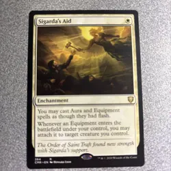 Sigarda's Aid NM CMR MTG Ships Free!! - Image 1