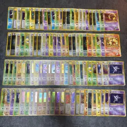 Pokemon Japanese Vintage Holo Lot 100 Card Old Back Haunter Alakazam LP-MP - Image 1