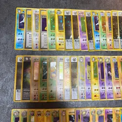 Pokemon Japanese Vintage Holo Lot 100 Card Old Back Haunter Alakazam LP-MP - Image 2