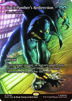 MTG FOIL Narset's Reversal Borderless - Marvel Universe #058 - Image 1